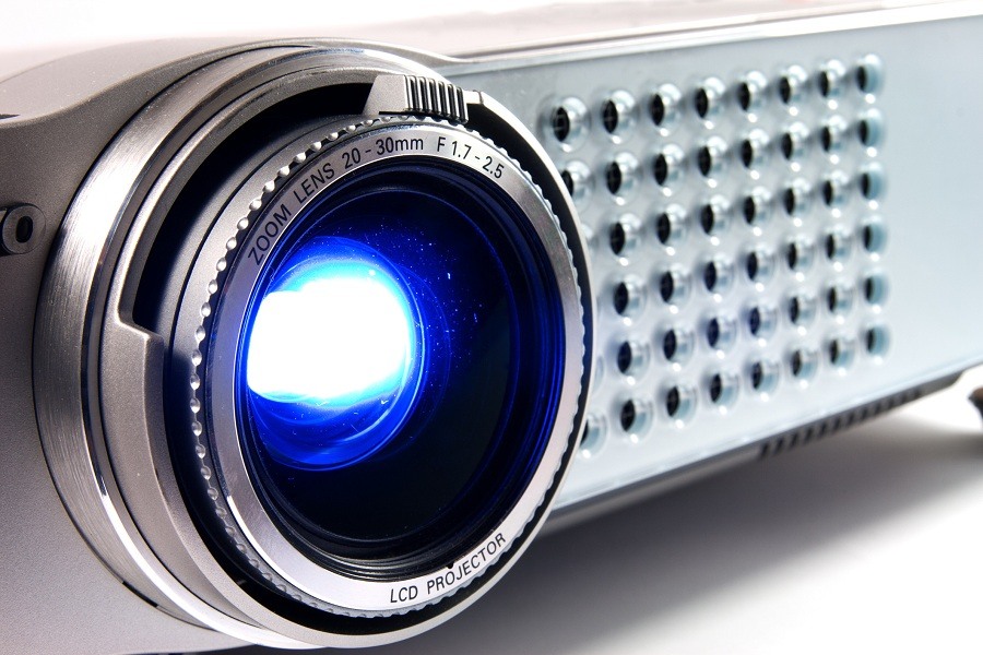 Video projector for work presentation