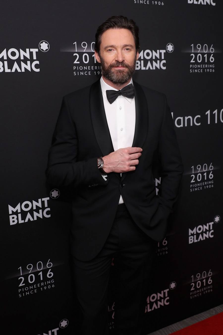 Hugh Jackman attends the Montblanc 110 Year Anniversary Gala Dinner