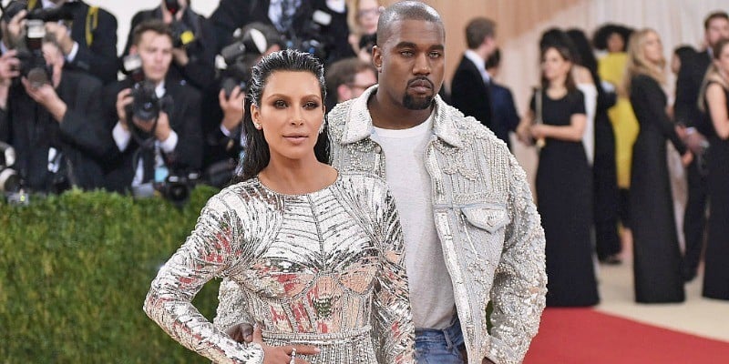 Kim Kardashian and Kanye West attend the "Manus x Machina: Fashion In An Age Of Technology" Costume Institute Gala