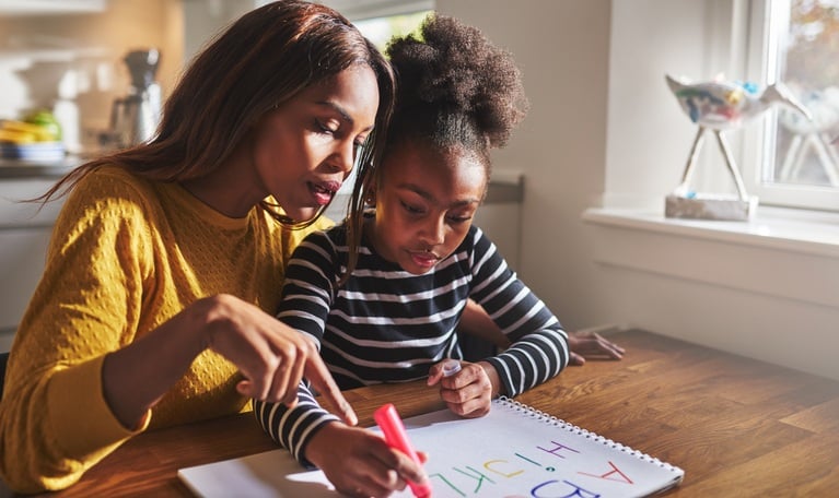 Little black girl learning to read learning the alphabet black girl learning to read