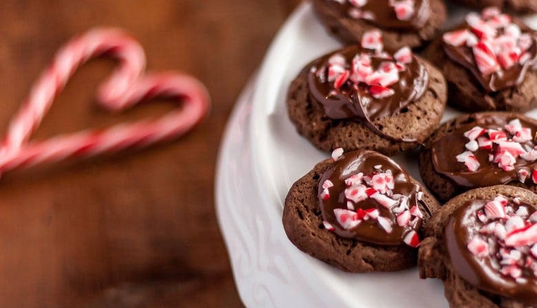 Chocolate cookies with Hershey's Melts