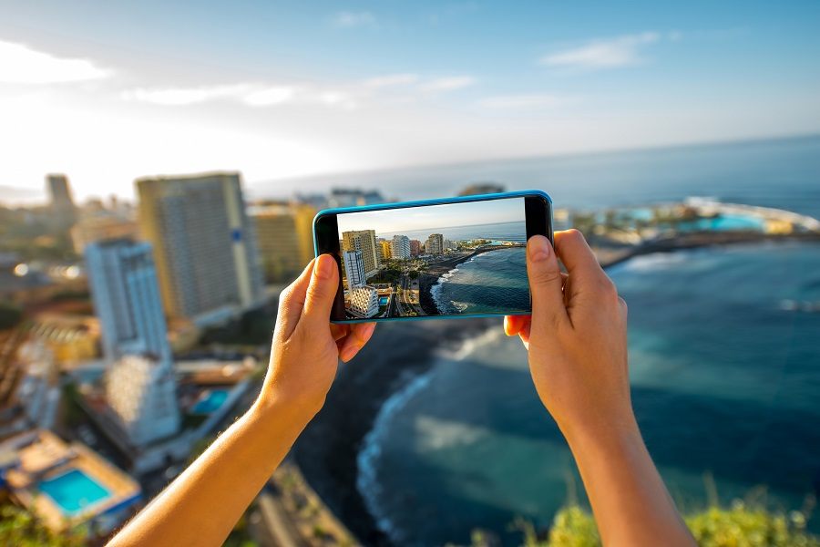 Photographing Puerto de la Cruz City