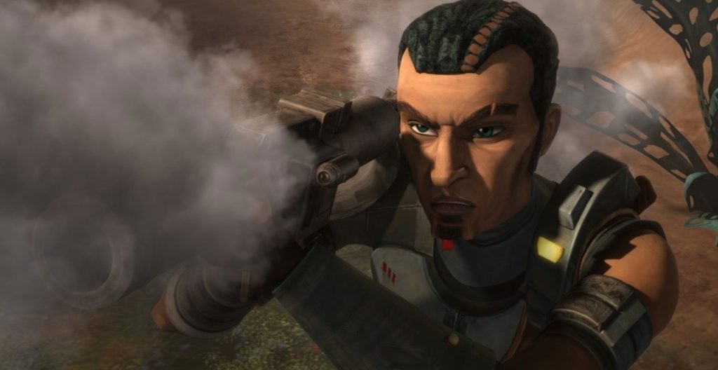 Saw Gerrera on Star Wars: The Clone Wars