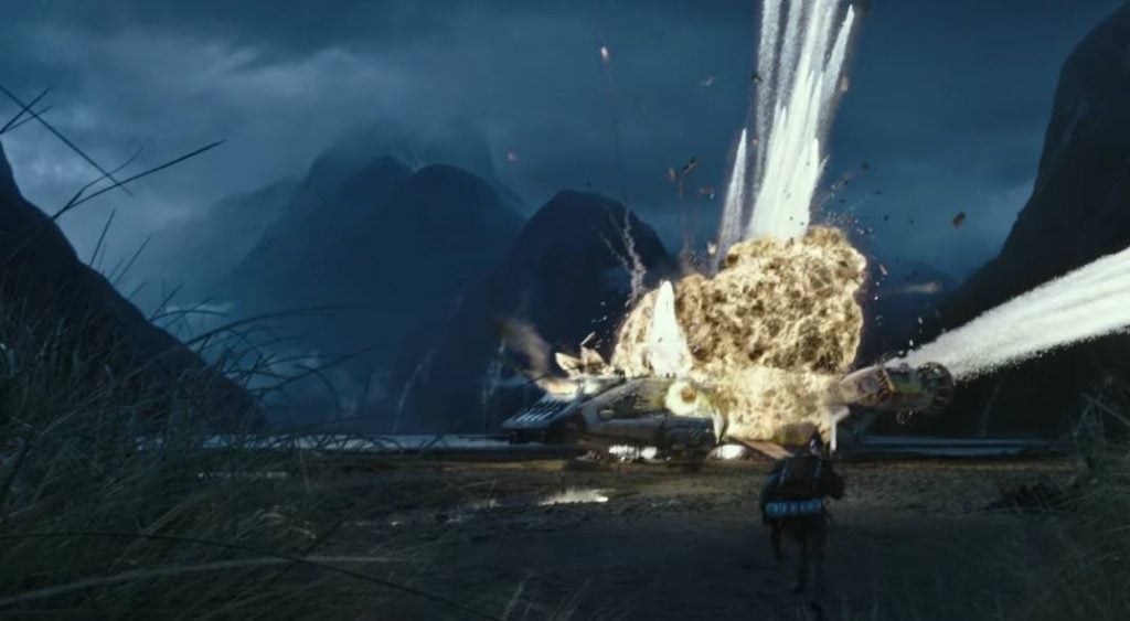 The crew of the Covenant gets stranded in an explosion