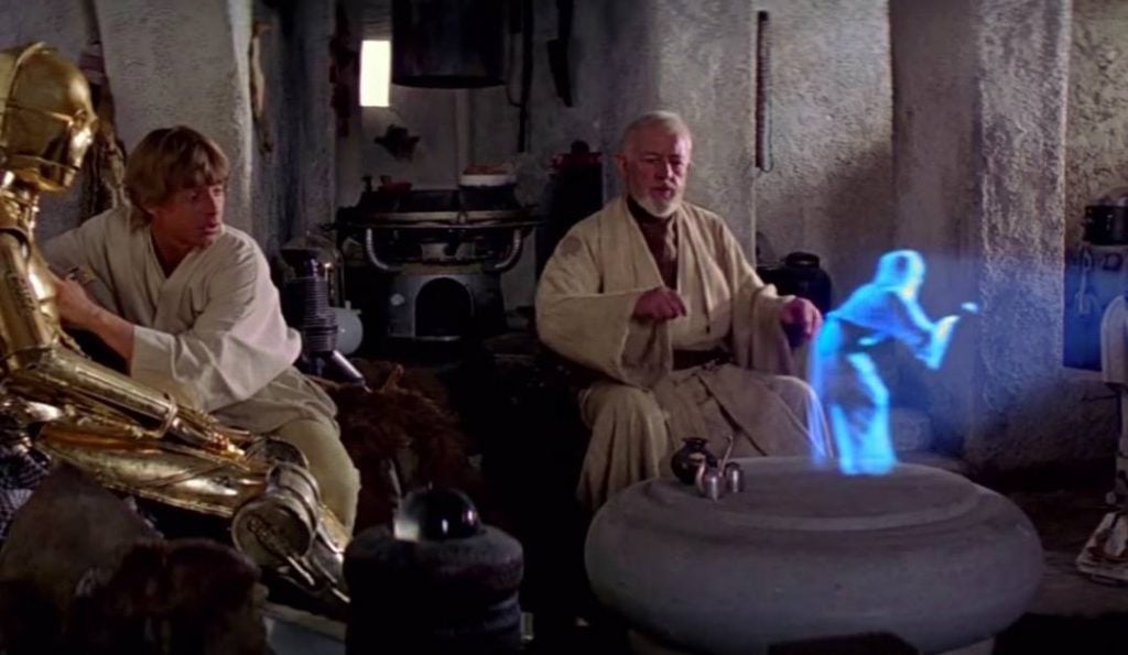 Obi Wan in Star Wars: A New Hope