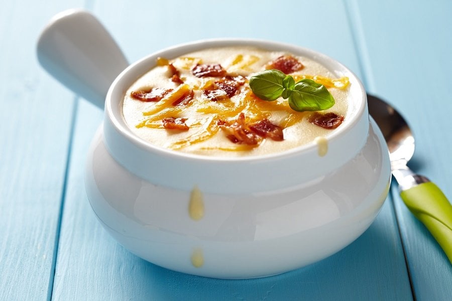 Bacon beer cheese soup