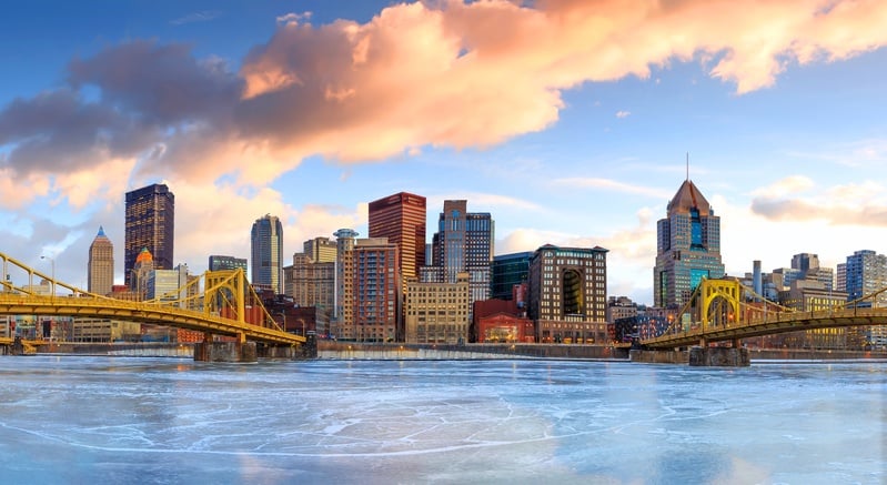 Skyline of downtown Pittsburgh