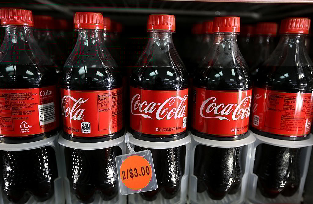 bottles of coca-cola