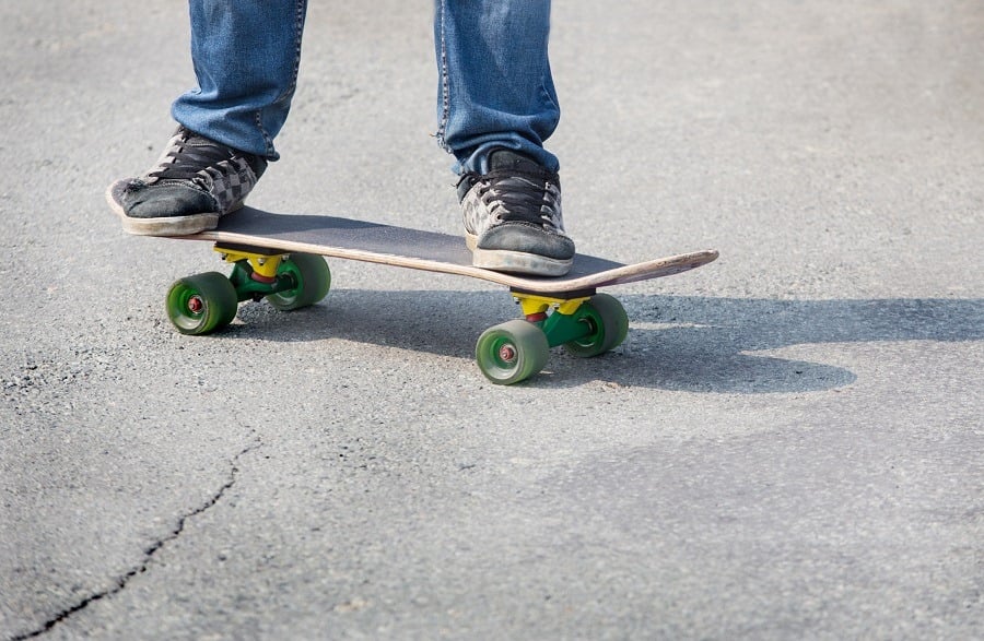 boy on the board