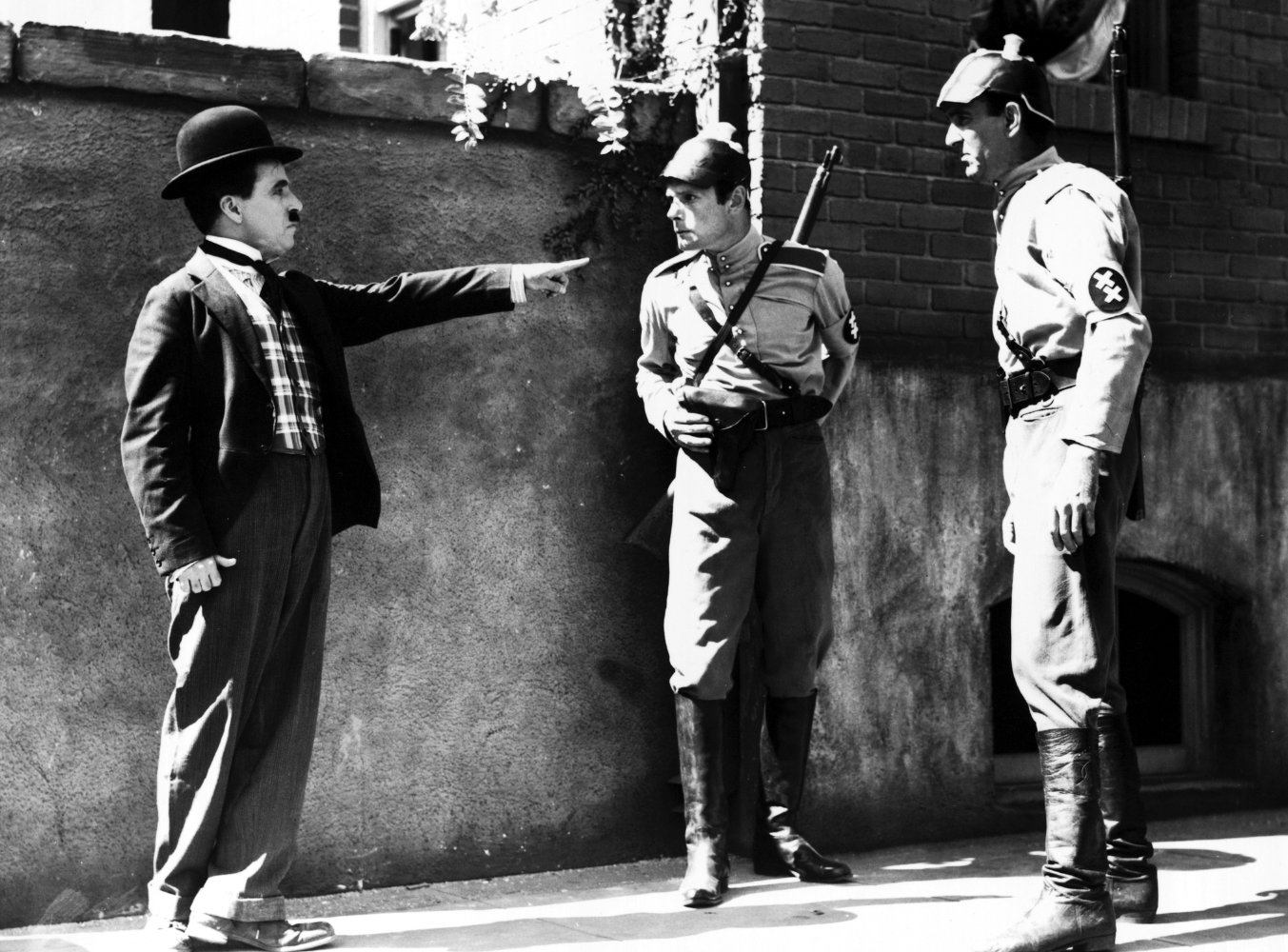 Charlie Chaplin in The Great Dictator Charlie Chaplin in The Great Dictator