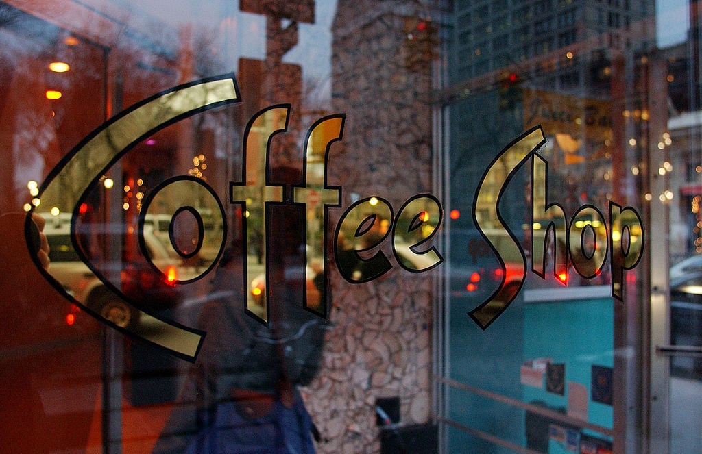 coffee shop sign