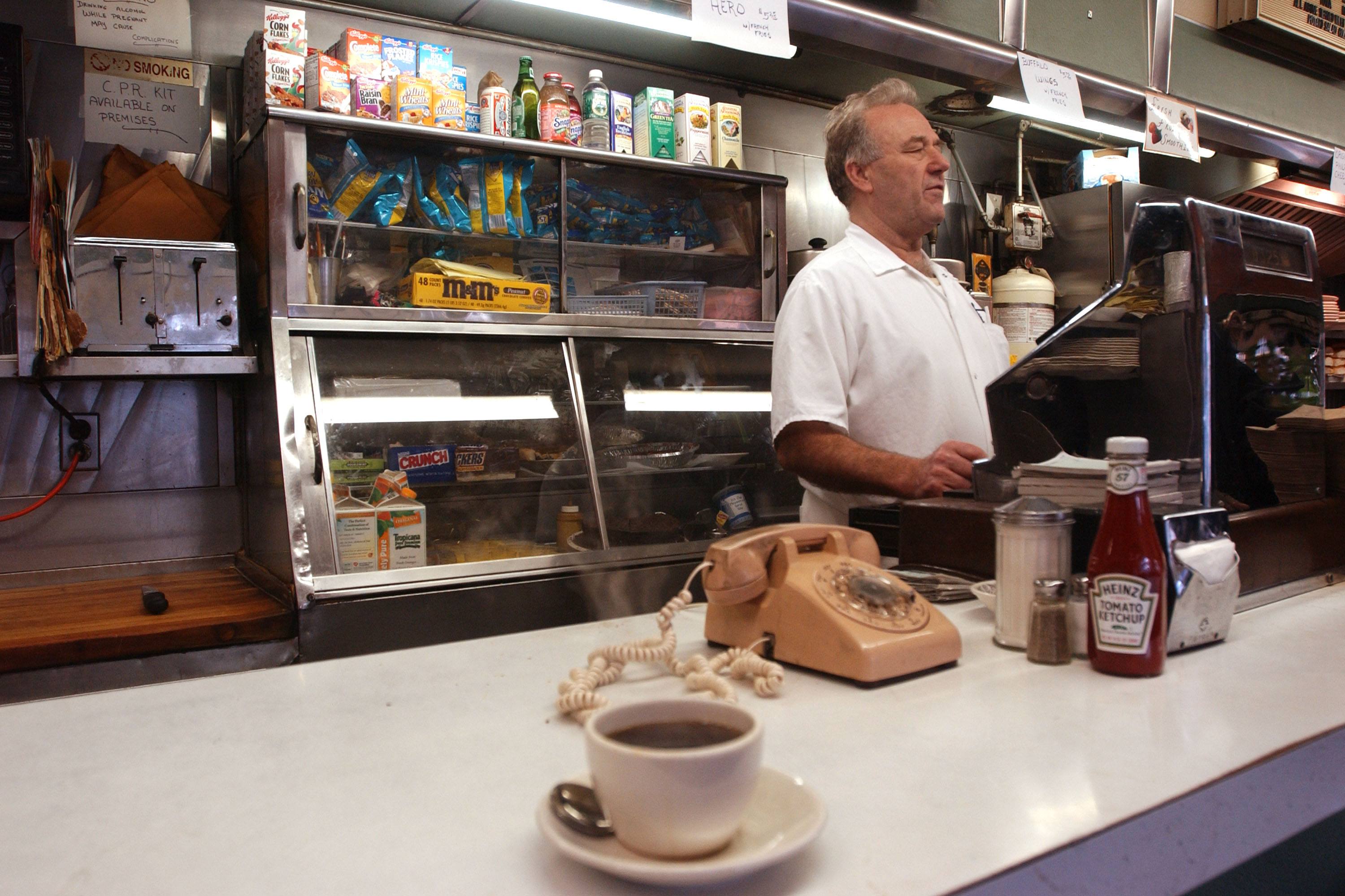 cup of coffee on counter