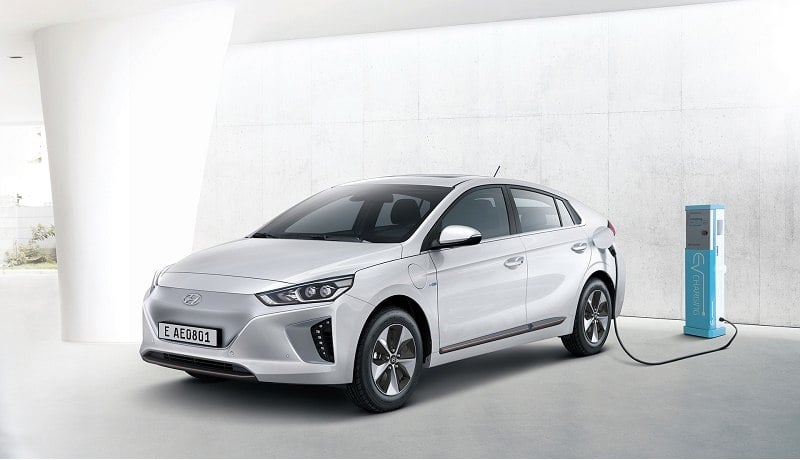 Ioniq Electric Vehicle charging