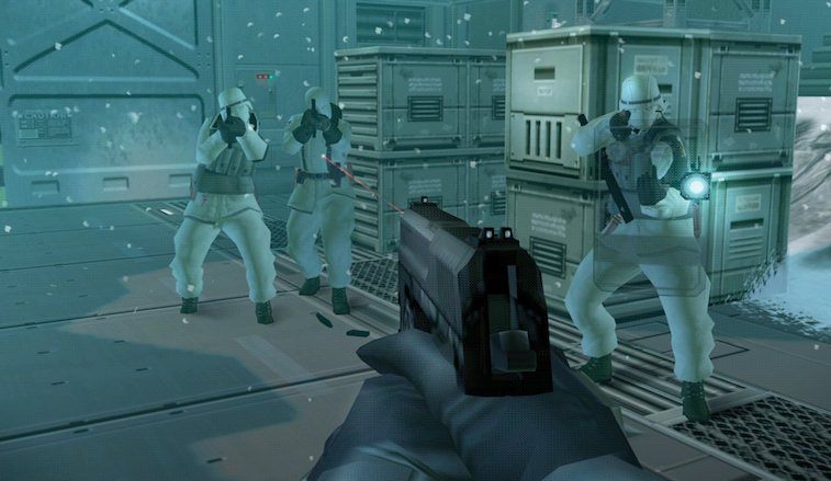 First person mode in 'Metal Gear Solid: The Twin Snakes'