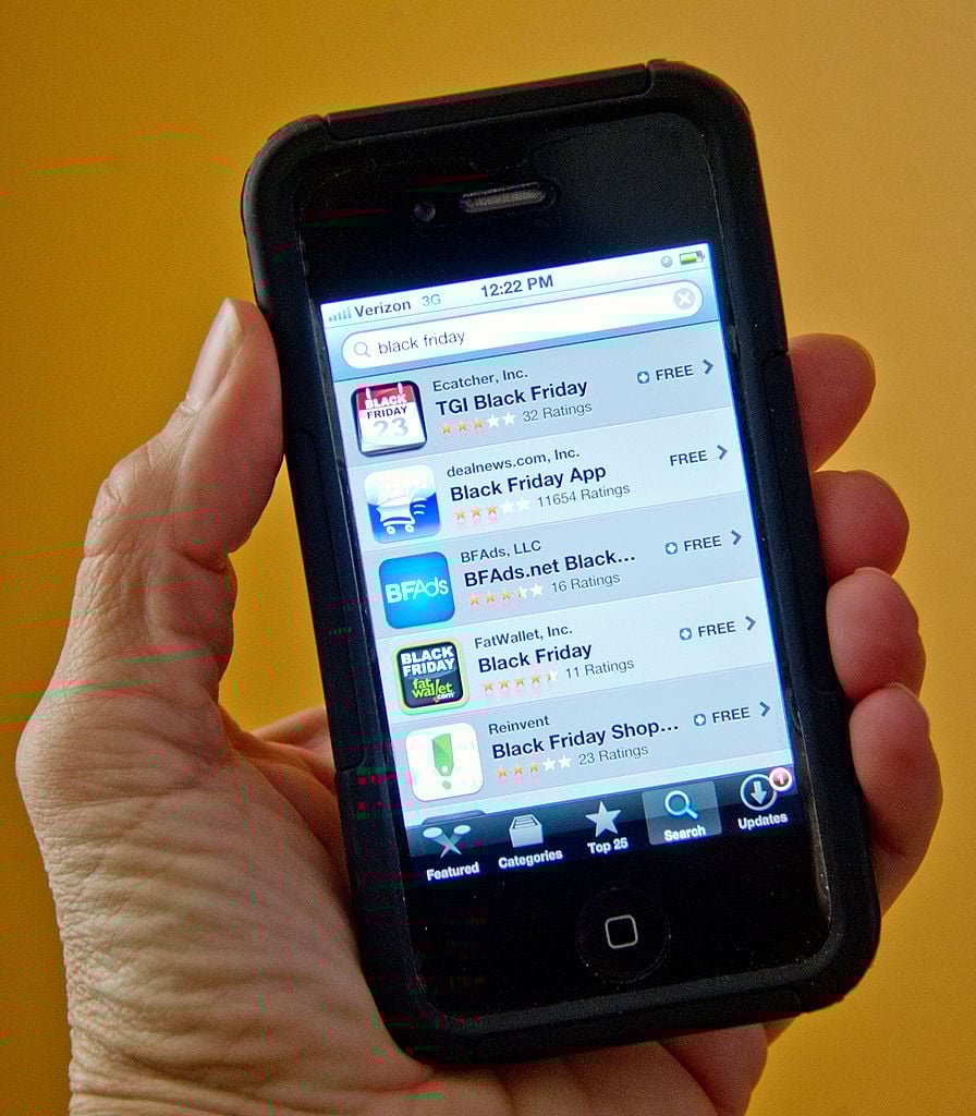 Several free apps displayed on a smartphone