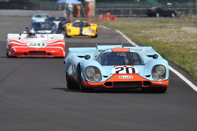 A Porsche 917 K on the race track