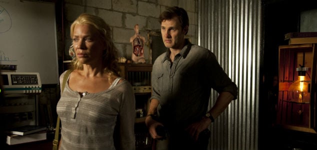 Andrea (Laurie Holden) and the Governor (David Morrissey) in Season 3 of 'The Walking Dead'