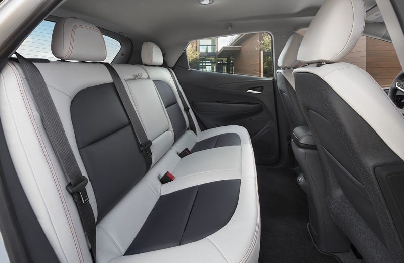 The interior of the 2017 Chevrolet Bolt EV