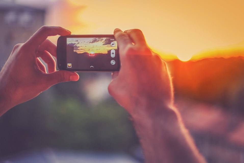 Capturing the moment with a smartphone for Instagram
