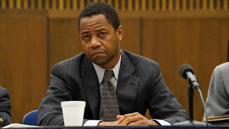Cuba Gooding Jr. in The People vs. O.J. Simpson: American Crime Story