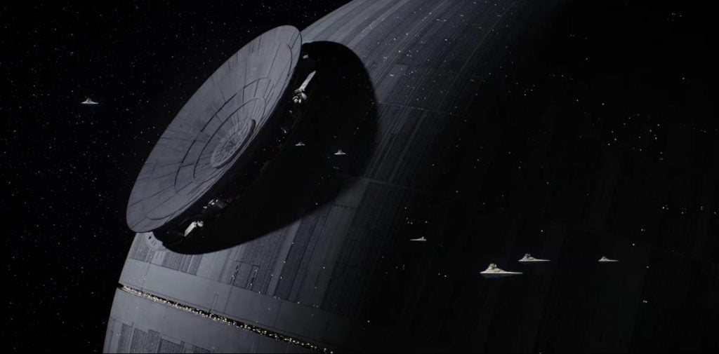 Death Star in Rogue One: A Star Wars Story