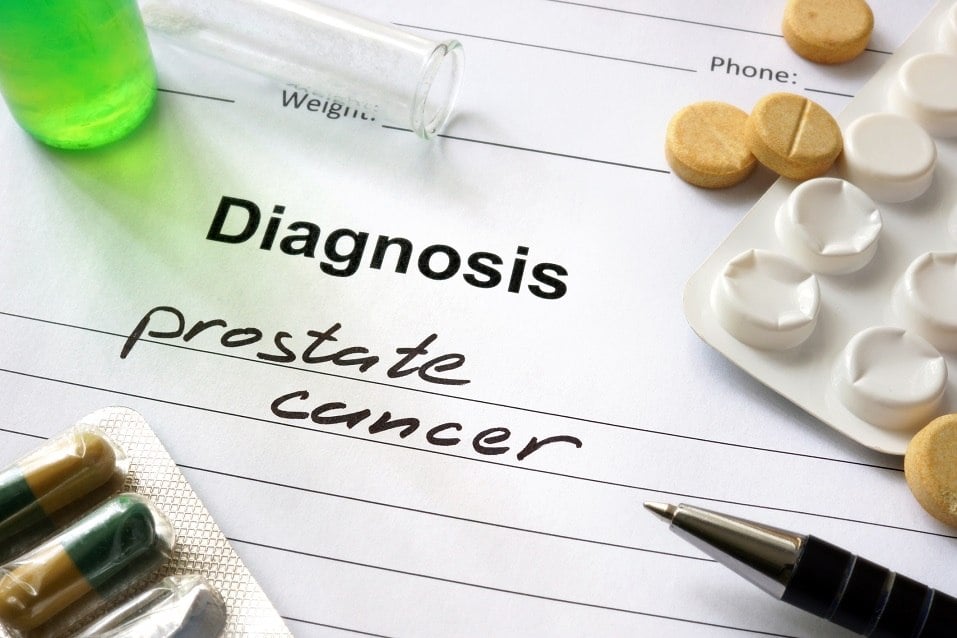 Diagnosis prostate cancer written in the diagnostic form