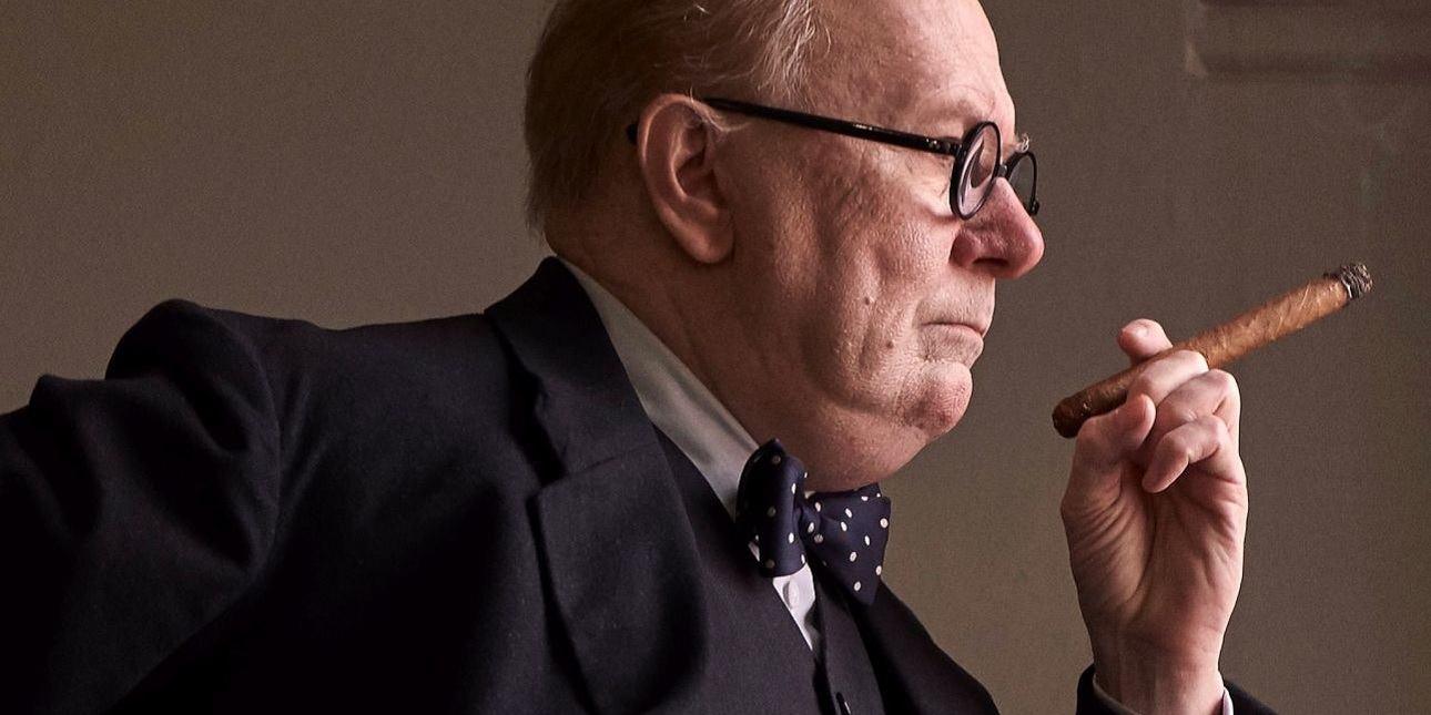 Gary Oldman as Winston Churchill in Darkest Hour Gary Oldman as Winston Churchill in Darkest Hour