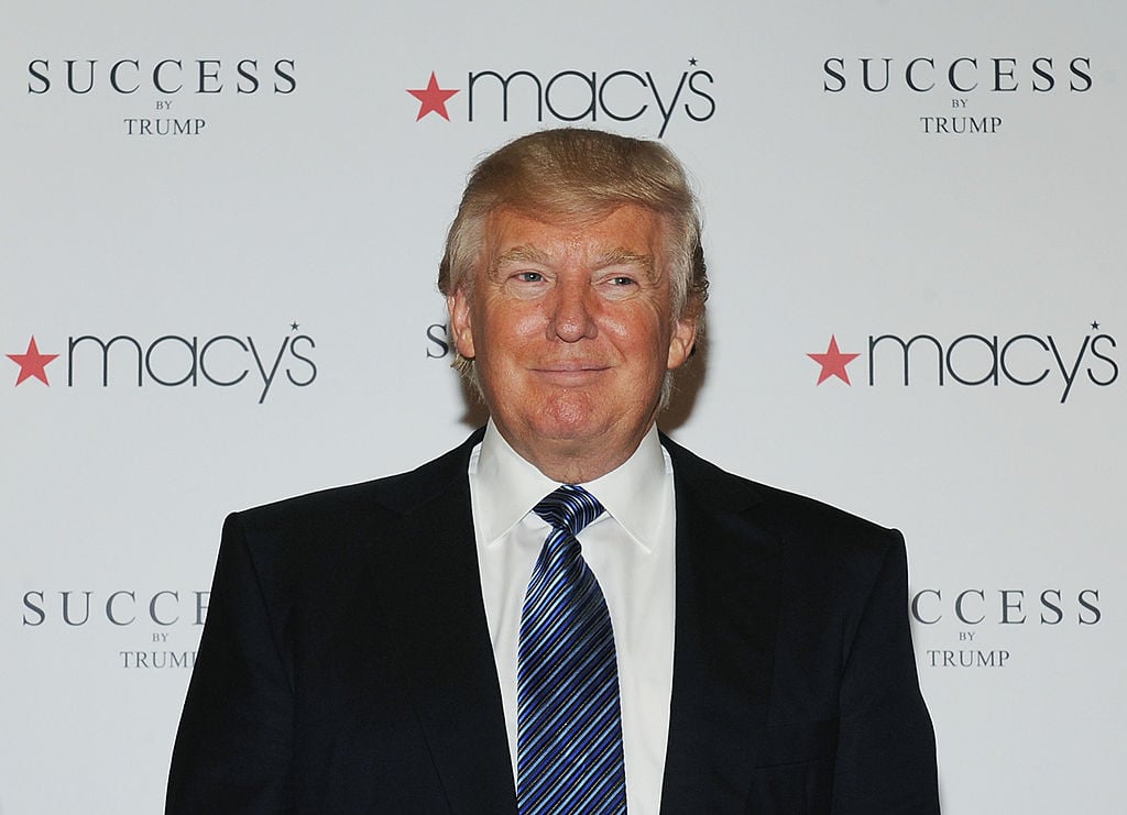 Donald Trump attends the launch of his namesake fragrance, "Success by Trump."