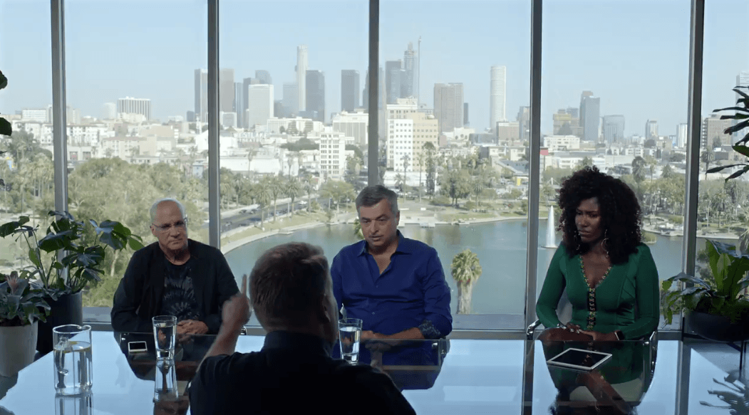 people in a job interview