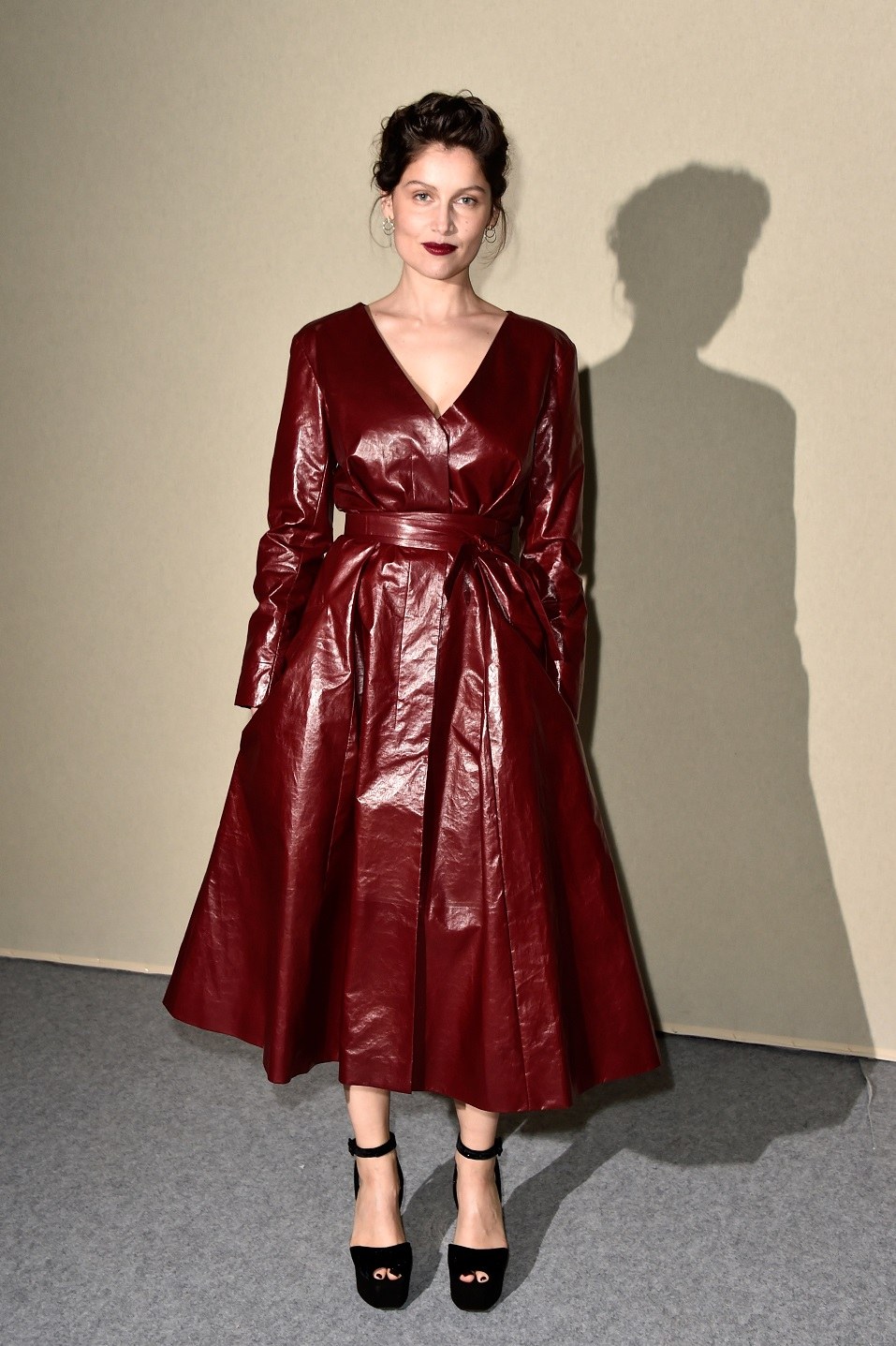 Laetitia Casta attends the Nina Ricci show as part of the Paris Fashion Week