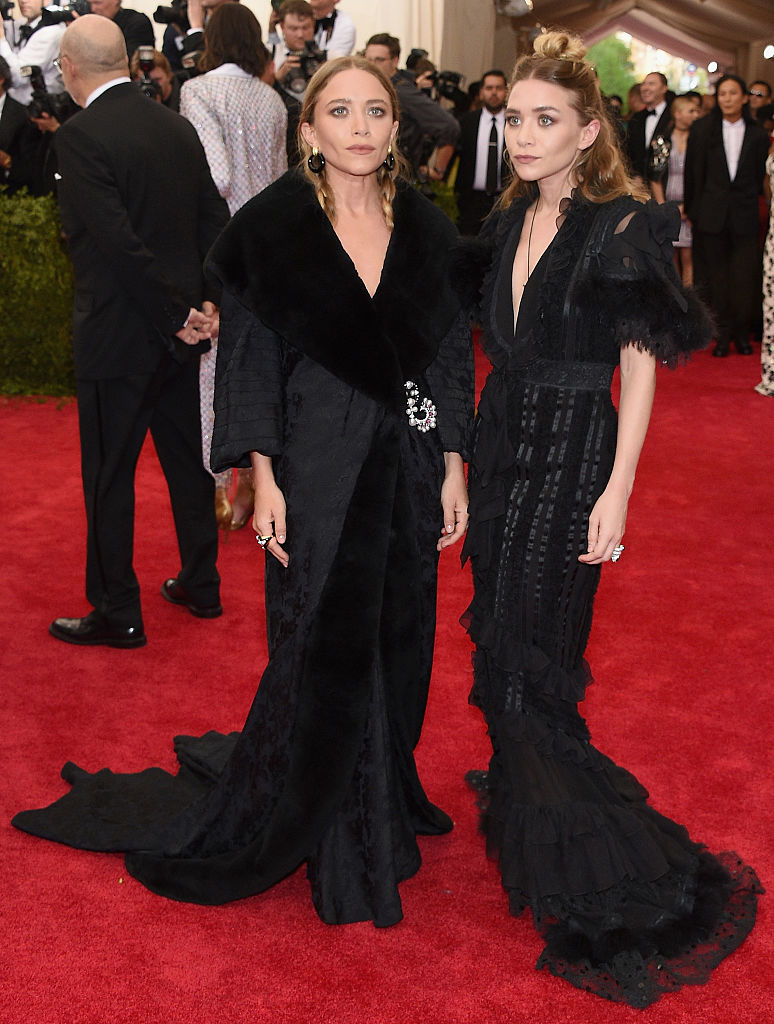 Mary Kate and Ashley Olsen attend the "China: Through The Looking Glass" Costume Institute Benefit Gala