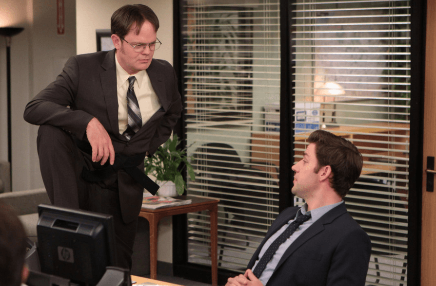 Dwight and Jim from The Office