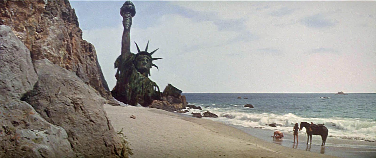 New York, NY could one day look like a scene from Planet of the Apes after decades of climate change