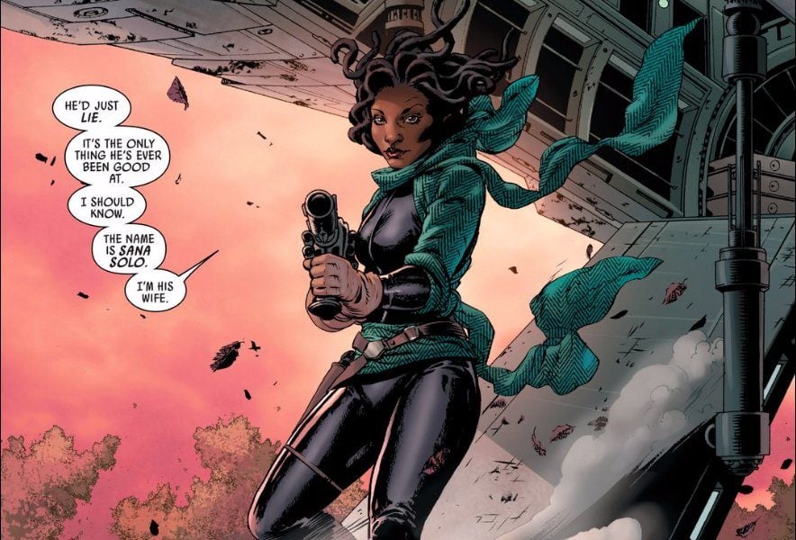 Sana Solo in the Star Wars comic series