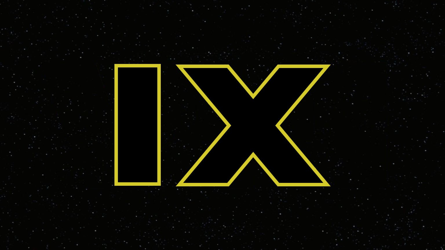 The "IX" logo for Star Wars: Episode IX. The "IX" logo for Star Wars: Episode IX.
