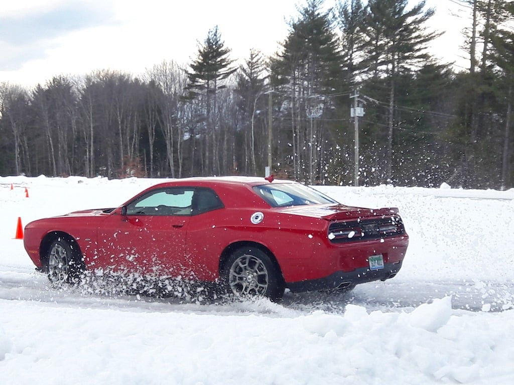 2017 Dodge Challenger GT in the snow