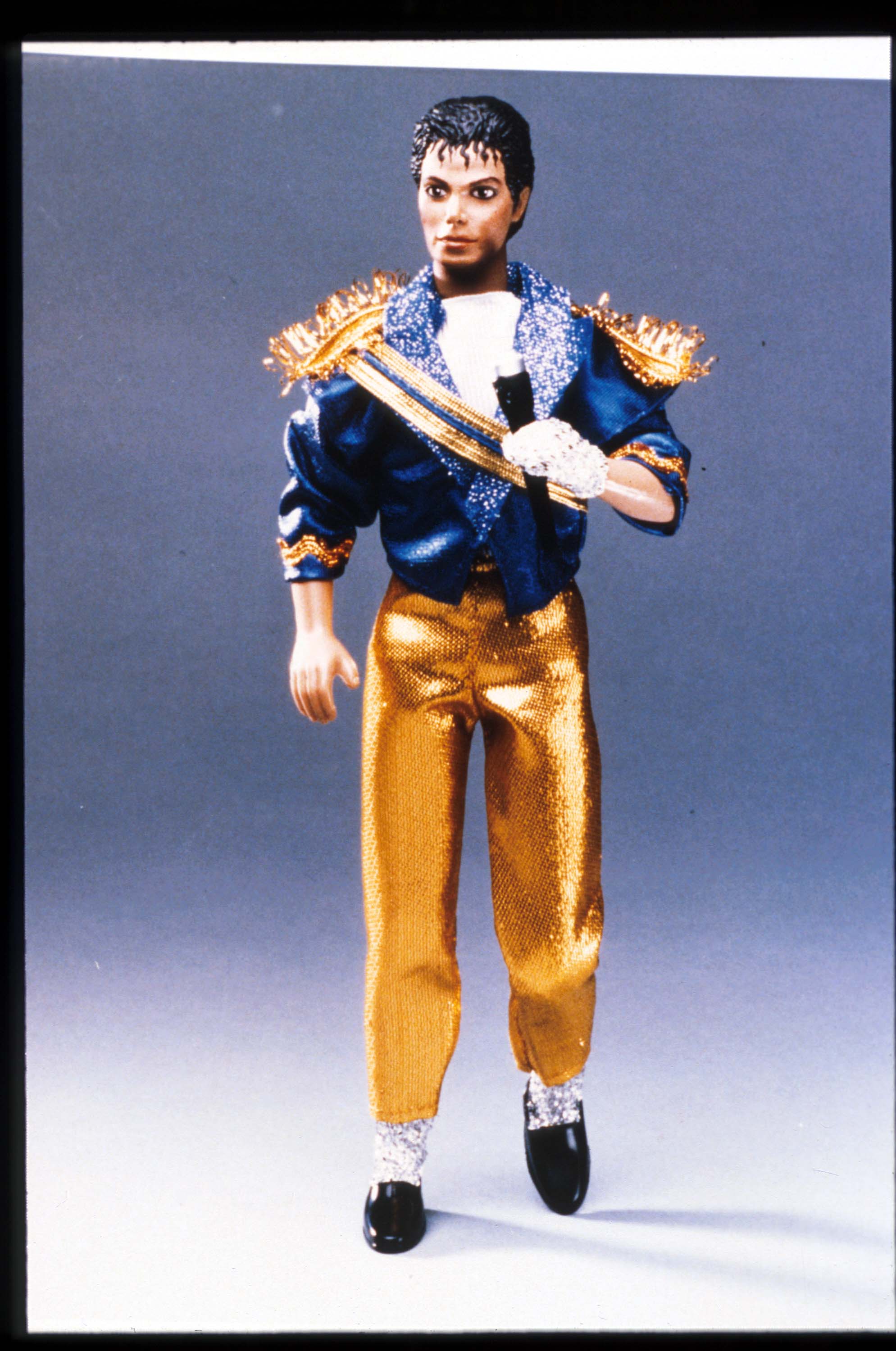 A doll of the entertainer Michael Jackson