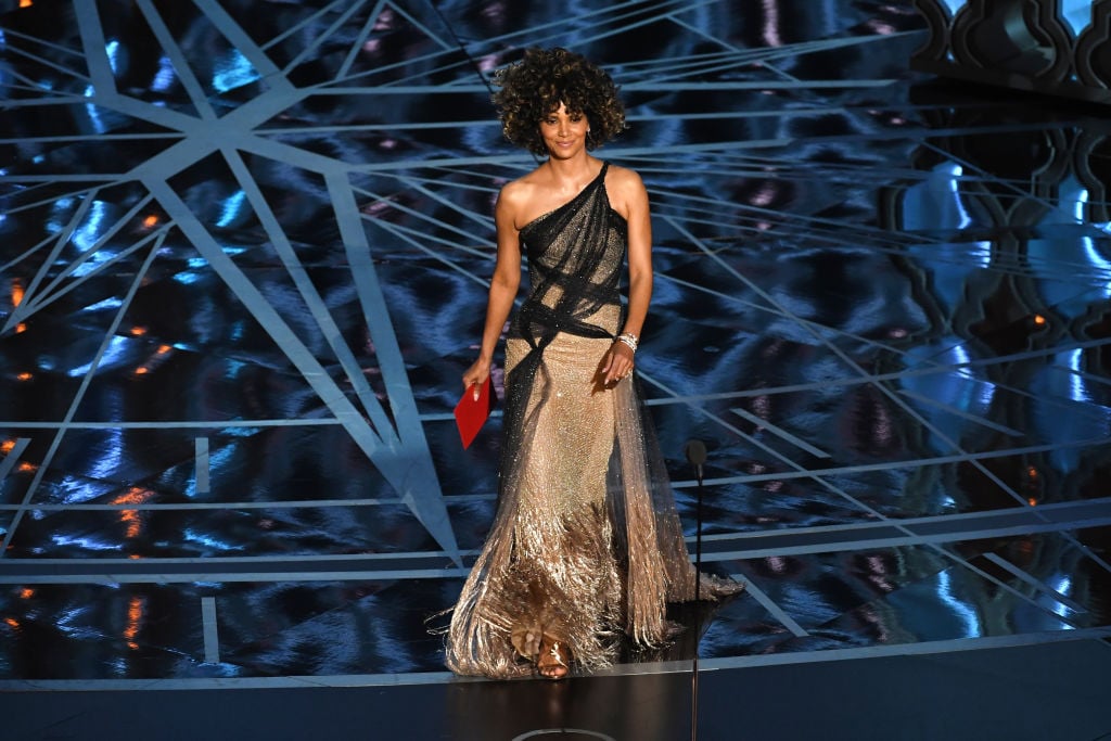 Actor Halle Berry walks onstage during the 89th Annual Academy Awards