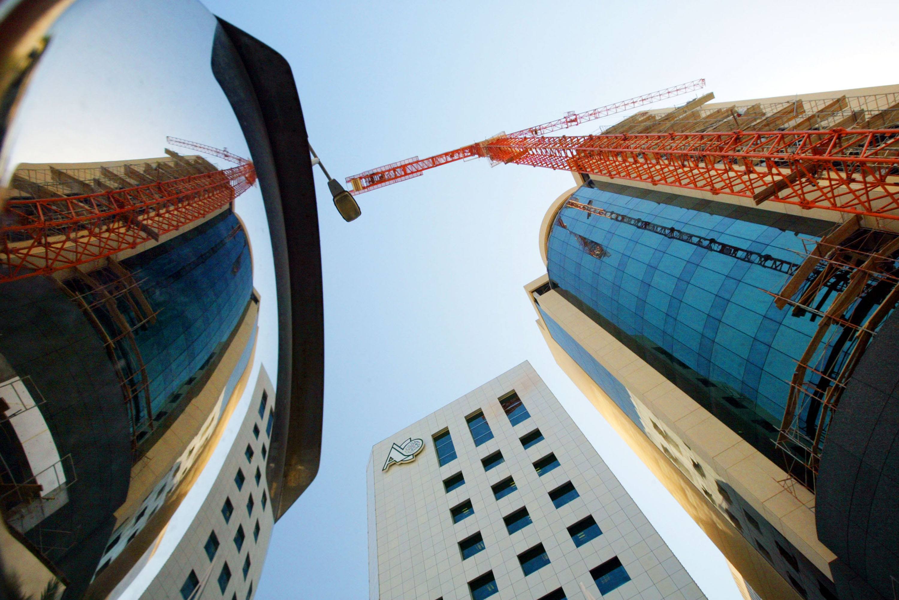 Buildings under construction in Bahrain