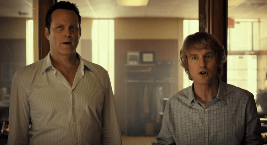 Co-workers in The Internship getting laid off