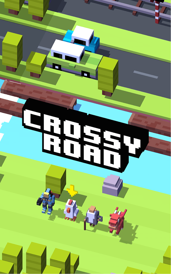 Screenshot of Crossy Road