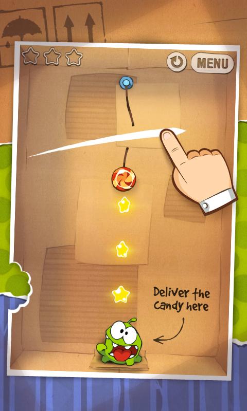 Screenshot of Cut the Rope