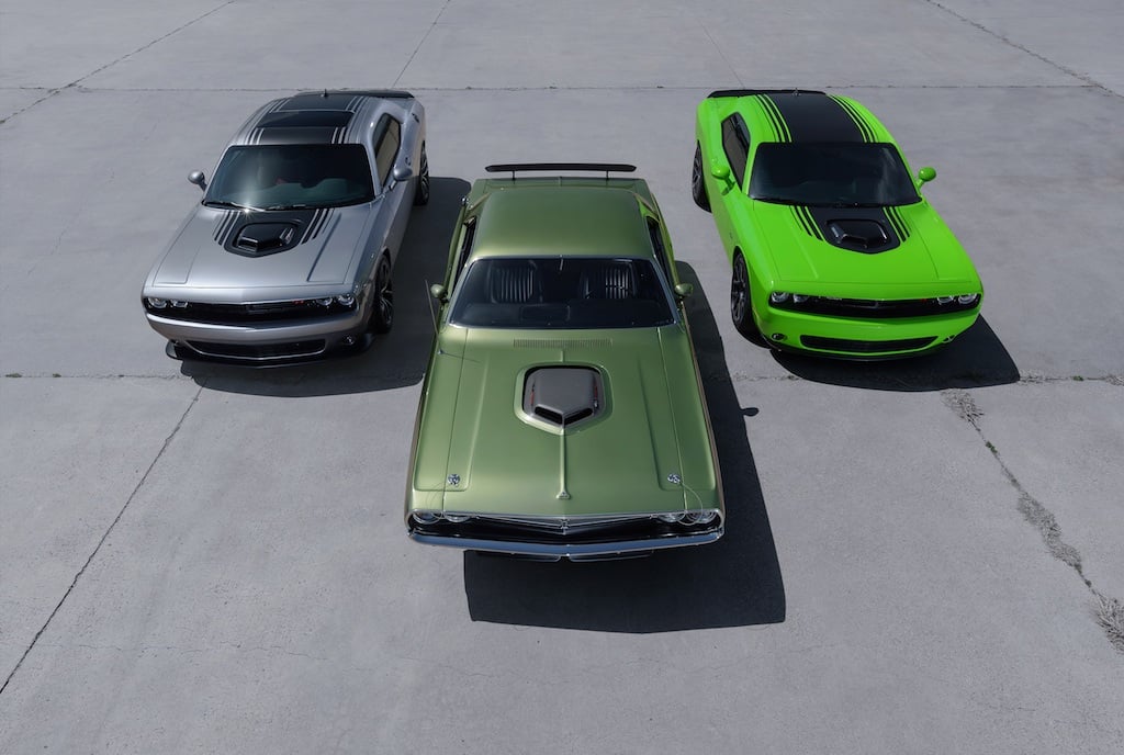 2015 Dodge Challenger 392 HEMI Scat Pack Shaker, 1971 Dodge Challenger R/T Shaker, 2015 Dodge Challenger R/T Shaker