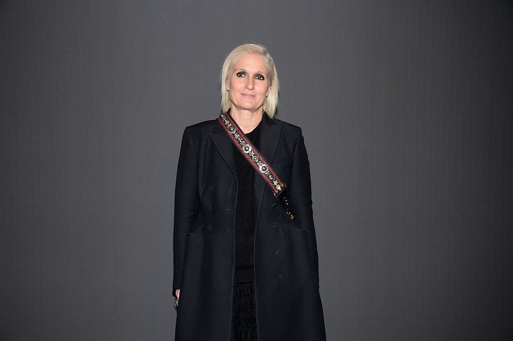 Maria Grazia Chiuri attends the Dior Homme Menswear Fall/Winter 2017-2018