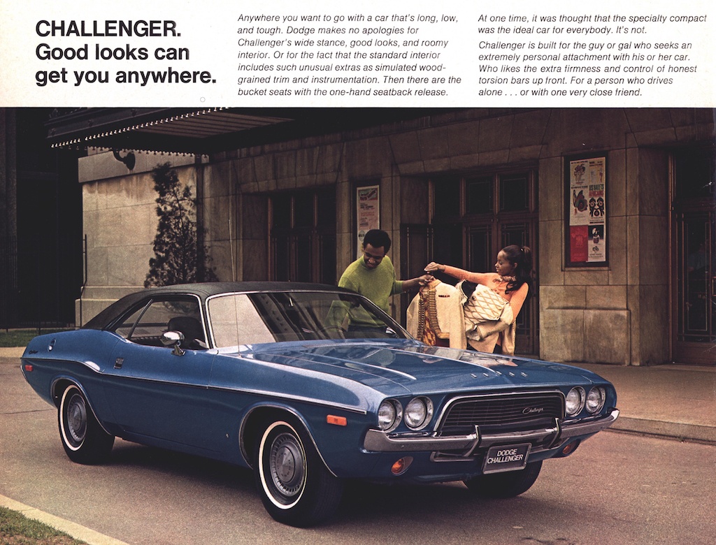 1972 Dodge Challenger advertisement