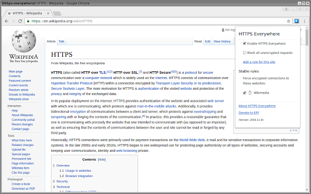 A description of HTTPS