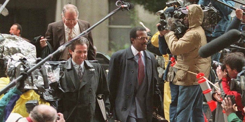 Johnnie Cochran and Robert Kardashian