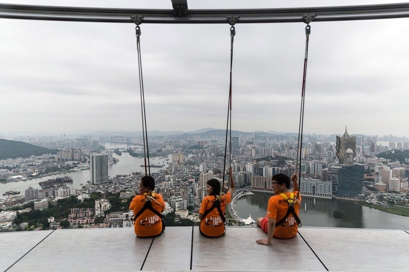 Tourists in Macao