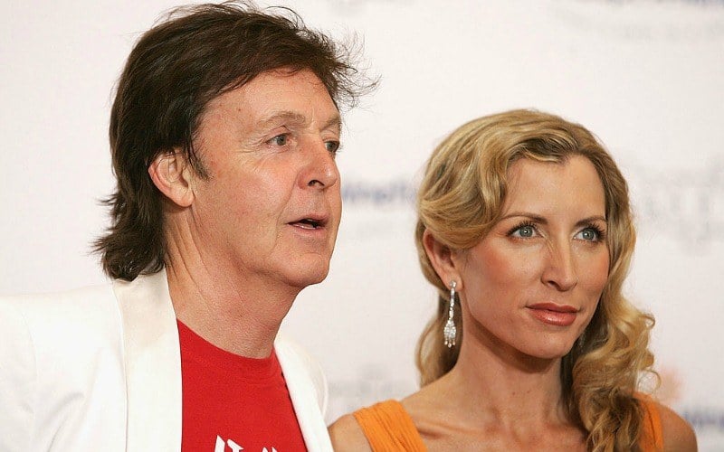 Sir Paul McCartney and wife Heather Mills McCartney