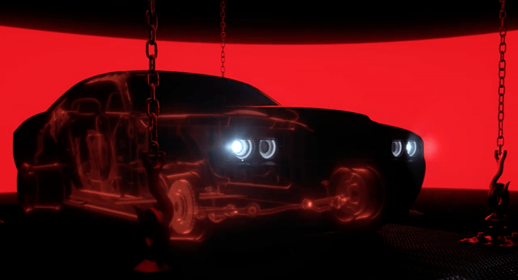 A still of the 2018 Dodge Demon from the YouTube teaser | Dodge